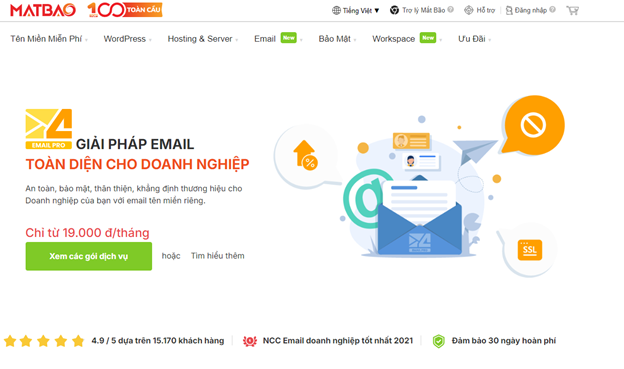 Email ProV4 của Mắt Bão