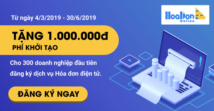 Mắt Bão tặng 1.000.000 VNĐ phí khởi tạo cho dịch vụ Hoá đơn điện tử